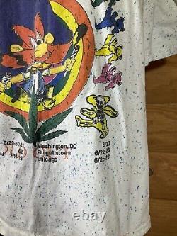 VERY RARE Vintage Grateful Dead Band Tour Shirt 1992 Yosemite Sam Size M