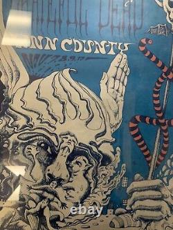VINTAGE FRAMED ART Bill Graham Lee Conklin Grateful Dead Quicksilver 1968 RARE