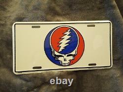 VNTG, RARE'92 GRATEFUL DEAD Car Novelty License Plate STEAL YOUR FACE SEALED