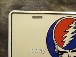 VNTG, RARE'92 GRATEFUL DEAD Car Novelty License Plate STEAL YOUR FACE SEALED