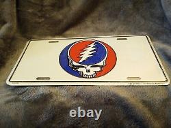 VNTG, RARE'92 GRATEFUL DEAD Car Novelty License Plate STEAL YOUR FACE SEALED