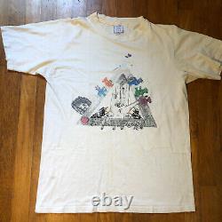 VTG 1985 Grateful Dead EVERYBODYS DANCIN Turtle Bear Hippie 80s Rare T Shirt XL