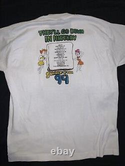 VTG 1994 GRATEFUL DEAD Parking Lot Tee Concert Tour T-shirt RARE 90s Flinstones