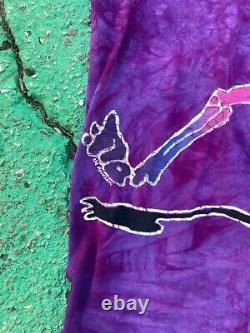 VTG 1994 Grateful Dead Rare Shake Your Bones Purple Tie Dye Graphic Shirt USA L