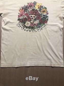 VTG 1994 Grateful Dead T-Shirt Bertha Skeleton Single Stitch USA Rare Size Large