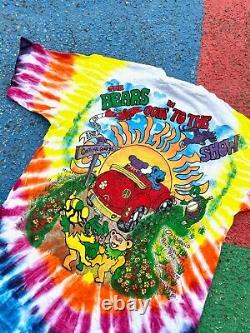 VTG 1995 Grateful Dead NWOT Spring Tour Tie Dye Graphic Shirt RARE Lot Tee XL