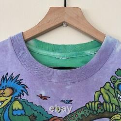 VTG 1995 Joey Mars Enchanted Rainforest Tie Dye Shirt XL Grateful Dead Rare