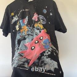VTG 1995 NOS Grateful Dead Standing On The Moon Shirt Space Large Black Rare
