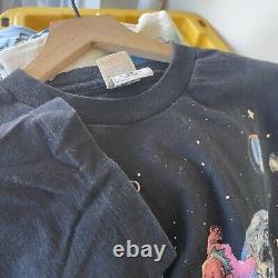 VTG 1995 NOS Grateful Dead Standing On The Moon Shirt Space Large Black Rare