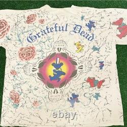 VTG 90s Grateful Dead All Over Print Rare Vintage 1991 Shirt Mens XL Brockum