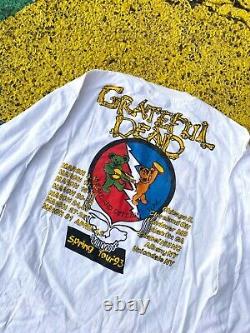 VTG Grateful Dead 1993 Spring Tour Concert Band Tee Long Sleeve Shirt Rare XL