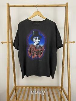 VTG Grateful Dead 1996 Rick Griffin Faded RARE Black Band T-Shirt Size 2XL