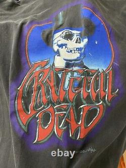 VTG Grateful Dead 1996 Rick Griffin Faded RARE Black Band T-Shirt Size 2XL