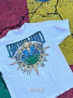 VTG Grateful Dead Summer Tour 1991 Sun and Skeleton Rare graphic shirt USA XL