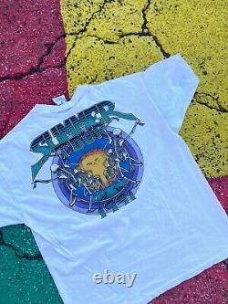 VTG Grateful Dead Summer Tour 1991 Sun and Skeleton Rare graphic shirt USA XL