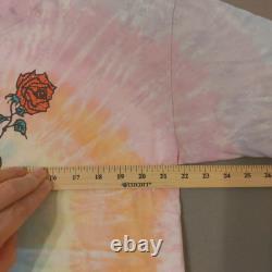 VTG Grateful Dead Tour 93 Tie Dye Bear T Shirt XL Authentic Rare 100% Cotton 90s