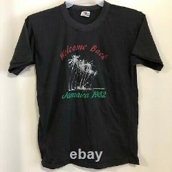 VTG Jamaica World Music Festival 1982 T-Shirt XL Grateful Dead The Clash RARE