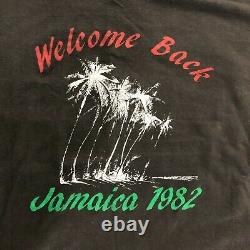 VTG Jamaica World Music Festival 1982 T-Shirt XL Grateful Dead The Clash RARE