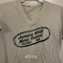 VTG Jamaica World Music Festival 1982 T-Shirt XL Grateful Dead The Clash RARE