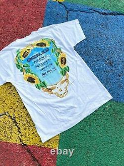 VTG NWOT Rare 1994 Grateful Dead Skeleton Sunflower Fall Tour Graphic Shirt XL