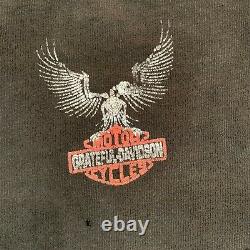 VTG Rare 1990s Grateful Dead Harley Davidson Mens XL Tank Top Made in USA Black