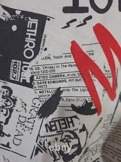 VTG Rare 80s Shirt Rock New Wave Punk Metallica, Jethro, U2, Grateful Dead Sz S