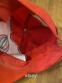 VTG Rare Otto cap red Grateful Dead Steal Your Face pull Strap adjustable Hat