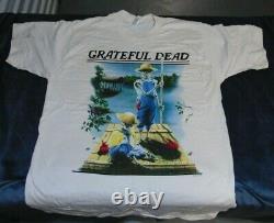 Very Rare Grateful Dead Sunday Post Style Tshirt Vintage Large Nwot Double Side