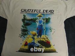 Very Rare Grateful Dead Sunday Post Style Tshirt Vintage Large Nwot Double Side