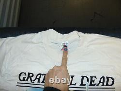 Very Rare Grateful Dead Sunday Post Style Tshirt Vintage Large Nwot Double Side