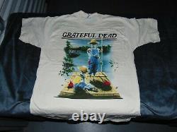 Very Rare Grateful Dead Sunday Post Style Tshirt Vintage Large Nwot Double Side