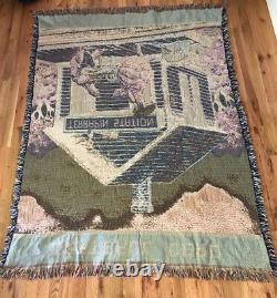 Very Rare Vintage 1977 Grateful Dead Terrapin Station Woven Blanket Tapestry
