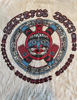 Very Rare Vintage 1982 Grateful Dead Pacific Northwest Tour Tee GDM XL
