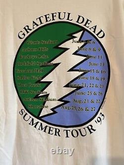 Very Rare Vintage Grateful Dead Shirt The futures Here Summer 1993 Tour-Reuse