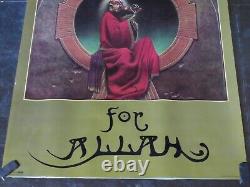 Vintage 1987 Grateful Dead Blues for Allah Poster 24x36 in RARE