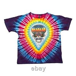 Vintage 1987 Grateful Dead Fall Tour tie-dye Band T Shirt Size XL Rare