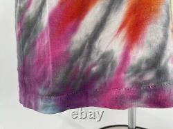 Vintage 1987 Psychedelic Rave Grateful Tie Dye Vitruvian Fractal T Shirt Rare XL