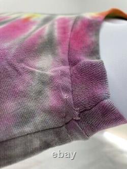 Vintage 1987 Psychedelic Rave Grateful Tie Dye Vitruvian Fractal T Shirt Rare XL