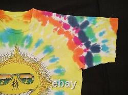 Vintage 1988 Jerry Garcia Grateful Dead Band T Shirt Rare Sun Moon Tie Dye RARE