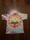 Vintage 1988 Rare Grateful Dead So Many Roads Tie Dye Mushroom Guitar T-shirt Xl
