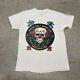 Vintage 1990 Grateful Dead Without A Net World Tour Clown T-shirt Size Medium
