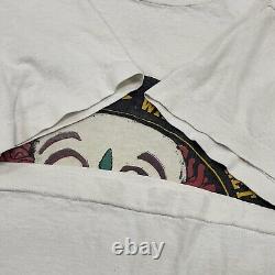 Vintage 1990 Grateful Dead Without A Net World Tour Clown T-shirt Size Medium