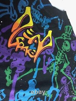 Vintage 1992 Grateful Dead Tour Shirt Extreme Rare All Over Print GDM Brockum XL