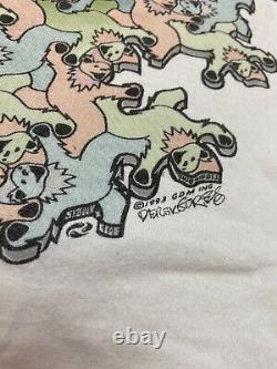 Vintage 1993 Grateful Dead MC Escher DEREK GORES BAND ART T Shirt XL Liquid Blue