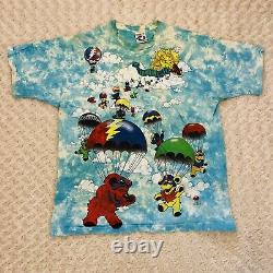 Vintage 1993 Grateful Dead Songs Fill The Air T-Shirt XL Tie Dye RARE EUC