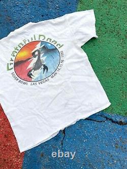 Vintage 1993 Grateful Dead Vegas Dead Rare Concert Tour Shirt Brockum USA XL