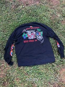 Vintage 1994 Grateful Dead 53rd Daytona Bike week Band T-shirt size XL rare