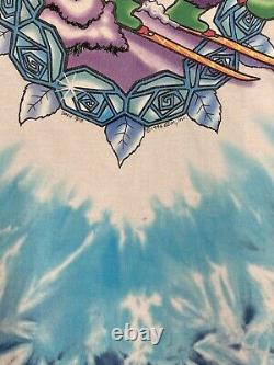 Vintage 1994 Grateful Dead Snowboard Ski David Opie Liquid Blue XL Rare T Shirt