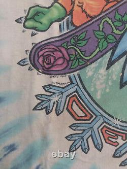 Vintage 1994 Grateful Dead Snowboard Ski David Opie Tee Shirt Great Wear XL Rare