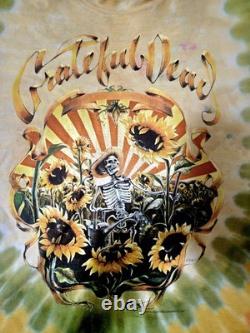 Vintage 1994 Grateful Dead Summer Tour Tie Dye Shirt Mens 2XL 90s Sunflower Rare